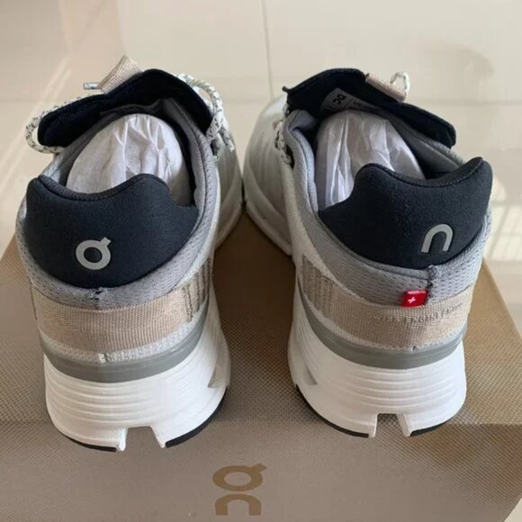 ON Running Cloudnova Women Shoes White Sand - Picture 2 of 5